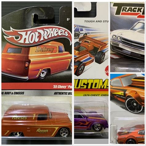HOT WHEELS VINTAGE FLYING CUSTOMS TRACK DAY SWEET RIDES CHEVY PANEL CHEVELLE CHEVETTE And