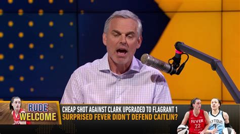 Colin Cowherd Breaks Down Caitlin Clark And Her Handling Of The Wnbas Physicality Fox News Video