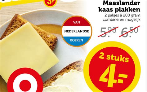 Maaslander Kaasplakken Folder Aanbieding Bij Coop Details