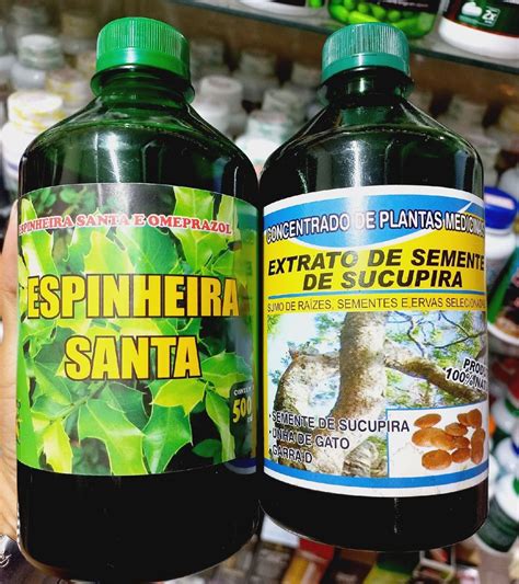 Espinheira Santa Omeprazol Extrato De Semente De Sucupira Em