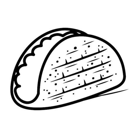 Premium Vector Tacos Vector Vector Traditional Taco Mexican Food Vector