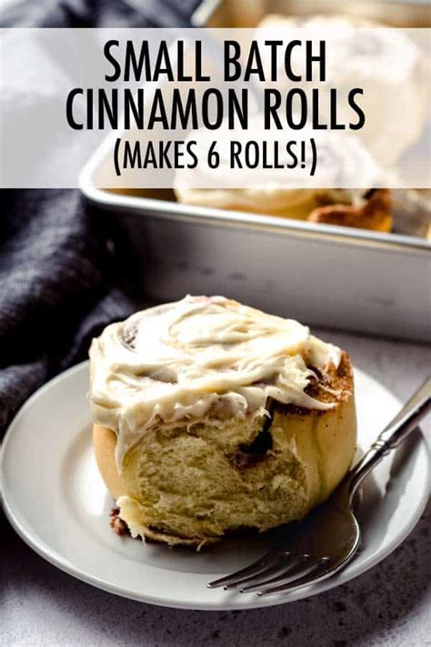 Fluffy Small Batch Cinnamon Rolls Makes 6 Rolls Fresh April Flours