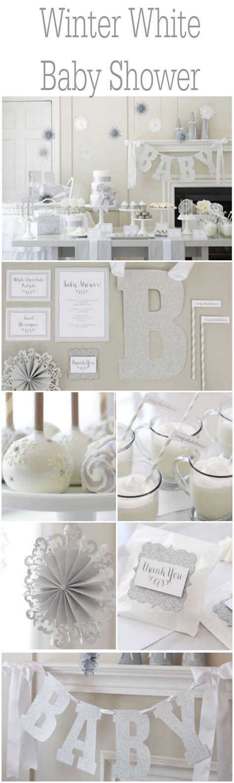 Winter White Baby Shower - Rustic Baby Chic