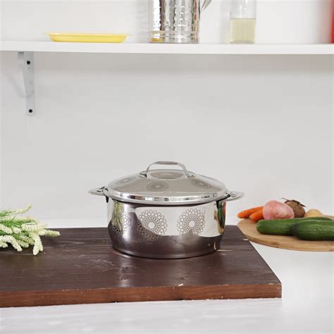 Royalford Rf Salwa Double Wall Stainless Steel Hot Pot Ml Portable Extra Deep Hot