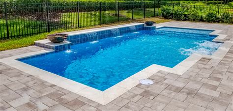 Modified Rectangular Swimming Pool Pictures │Blue Haven Pools