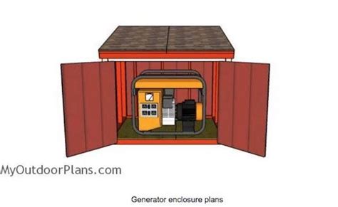 Generator Shed – Free Woodworking Plan.com