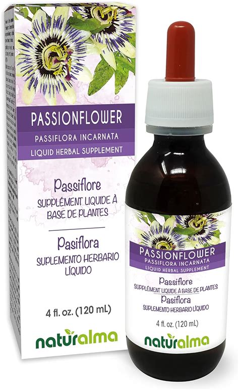 Naturalma Passionflower Passiflora Incarnata Herb With Flowers Alcohol Free