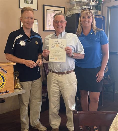 Welcome John Keyser Our Newest Member Rotary Club Of Charlevoix