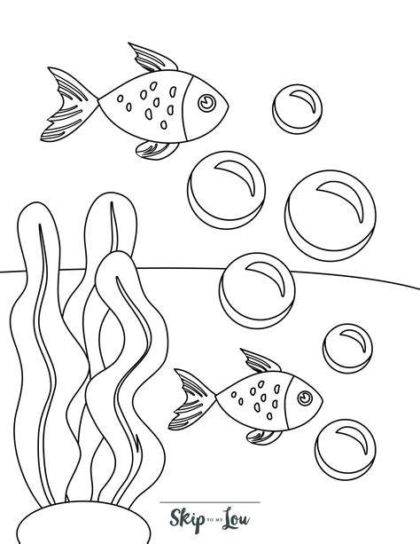 Free Printable Fish Coloring Pages Skip To My Lou