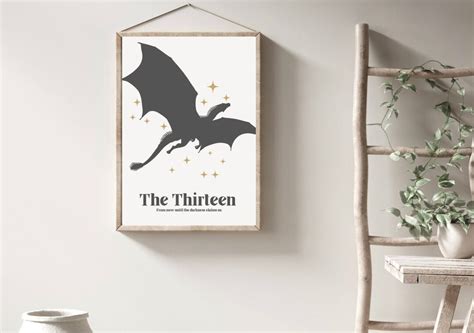 The Thirteen Quote Throne Of Glass Art Print Manon Blackbeak And Abraxos Digital Art Print Sarah J