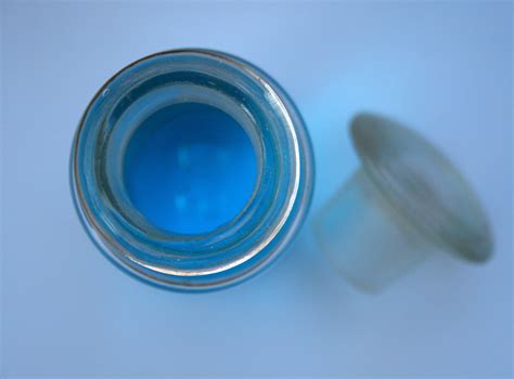 Glass Container With Blue Liquid Free Stock Photo Public Domain Pictures