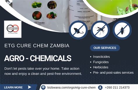 Etg Cure Chem Zambia Ltd Water Treatment Sanitation Paint