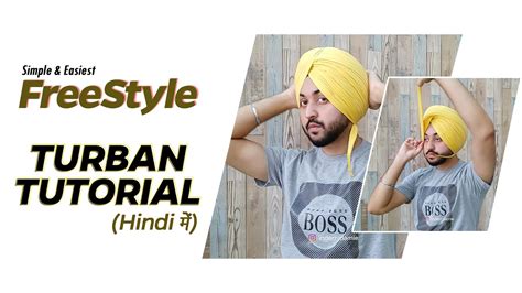 How To Tie Turban In Hindi Freestyle Wattan Wali Turban Turban