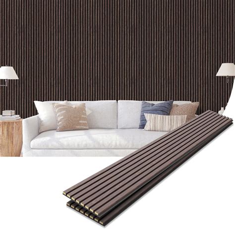 T Nnen Luxury Acoustic Wood Slat Panels Pack X X Each