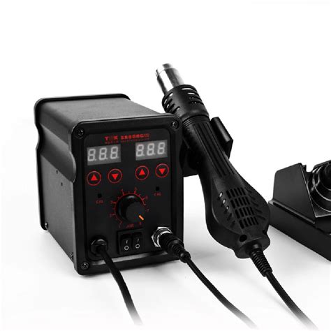 Easy To Operate SMD Rework Station Hot Air Gun 2 In 1 Soldering Station Hot Air Soldering