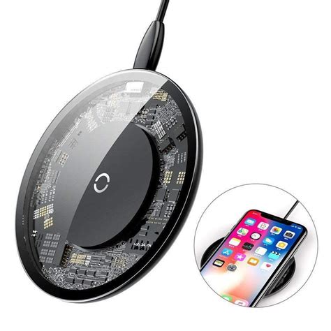 Order baseus simple wireless charger crystal Now! | Jomla.ae