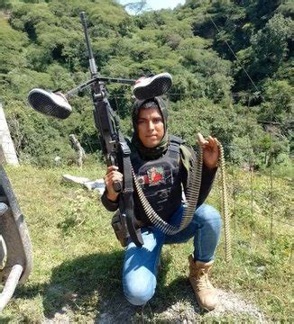 FM Cartel Member, M249 Minimi Machine Gun, Michoacán, Mexico