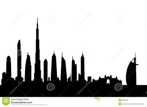 dubai skyline clipart free - Clipground