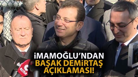 Ekrem İmamoğlu ndan DEM Parti den aday olacağı konuşulan Başak