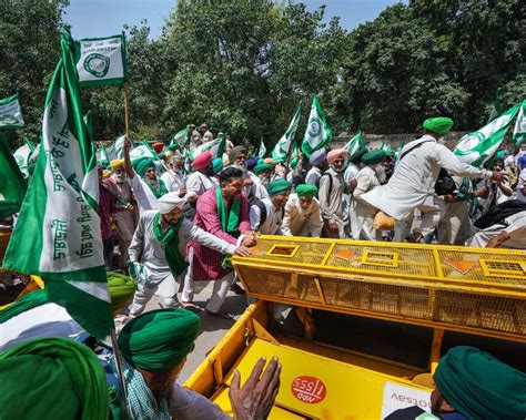 Farmers Break Through Barricades To Join Wrestlers Protest In Delhi