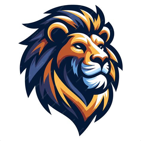 Premium Vector Lion Head Mascot