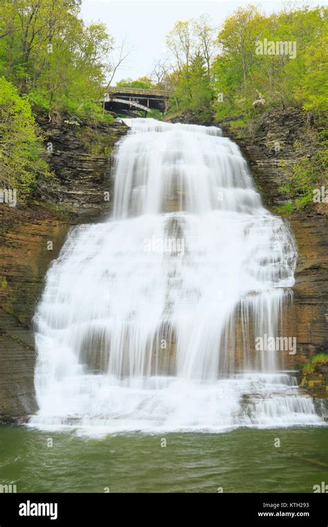 Montour Falls Finger Lakes Montour Falls New York Usa Stock Photo