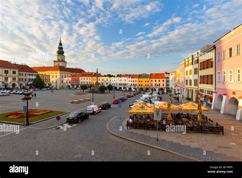 Bishops Palace In The Main Square Of Kromeriz City In Moravia Czech