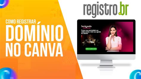 Como registrar seu próprio domínio de site o Canva Passo a Passo