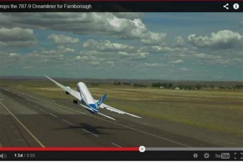 Boeing 787 9 Dreamliner vídeo de su capacidad de maniobra Transportes