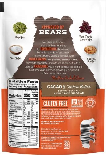 Bear Naked Granola Cacao Cashew Butter Oz Ct Oz Kroger