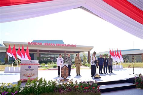 Bandara Singkawang Kalimantan Barat Resmi Beroperasi