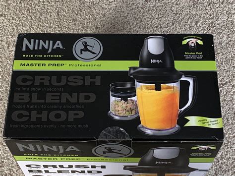 Ninja Master Prep Professional Set Qb1000 New In Box Ebay