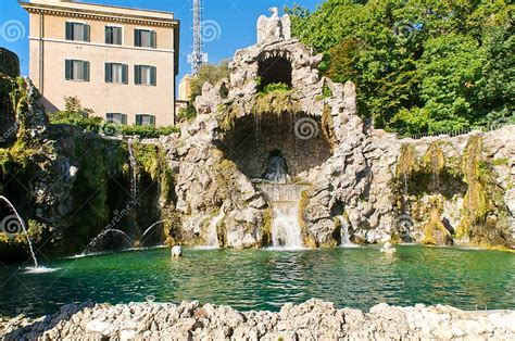 The Fountain of Eagle in Vatican Gardens Stock Image - Image of ...