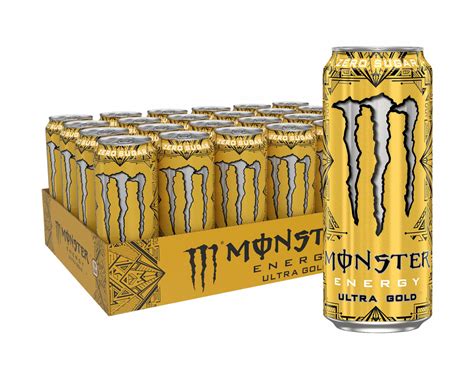 Monster Energy Ultra Gold Zero Sugar 24 X 500ml Maxgaminggg