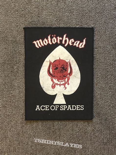 Mot Rhead Ace Of Spades Mini Back Patch Tshirtslayer Tshirt And