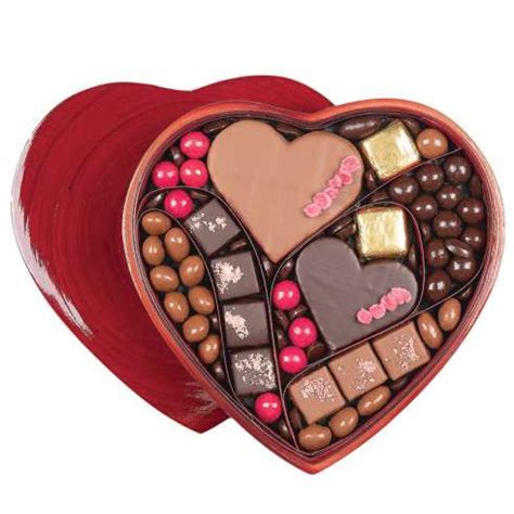 Coffret Coeur Chocolat Saint Valentin Taille 3