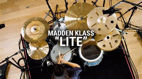 Meinl Cymbals Madden Klass Lite By Maeges Youtube