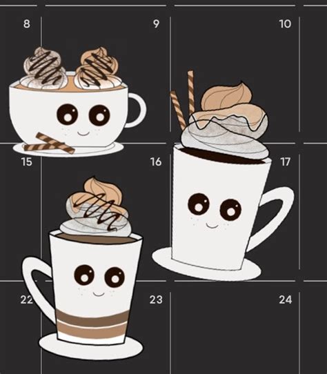 Cute Coffee Stickers Digital Download Printable | Etsy