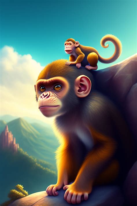 Cute Monkey Wallpapers 4k Hd Cute Monkey Backgrounds On Wallpaperbat