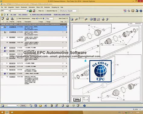 GLOBAL EPC AUTOMOTIVE SOFTWARE: OPEL VAUXHALL EPC4 EPC PARTS CATALOGUE ...