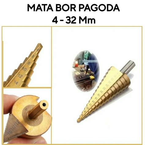 Jual Mata Bor Pagoda Mm Step Drill In Mata Bor Piramid