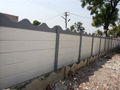 Polished RCC Modular Compound Wall For Construction Pattern Plain