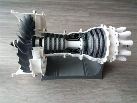 Model Of The Week 3d Printable High Bypass Jet Engine Mach 8