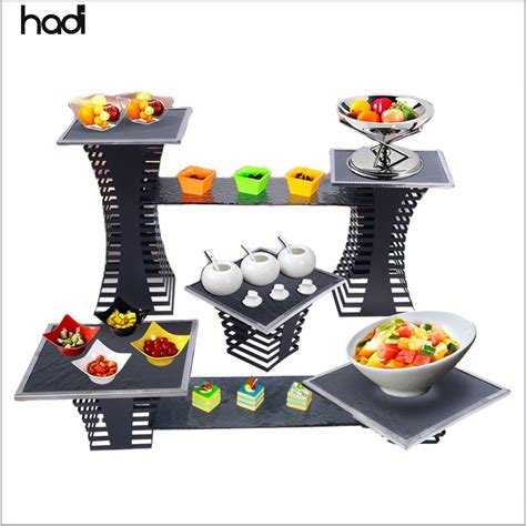 Buffet Dessert Table Decorations Cake Stand Buffet Rack Elevations