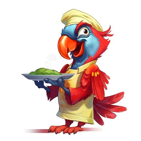 Premium Ai Image A Parrot With A Red Vest That Saysim A Parrot