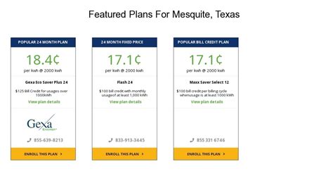 Mesquite Electricity Providers And Rates Electricity Scout