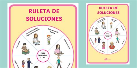 Ruleta De Soluciones Educaci N Socioemocional Para Ni Os