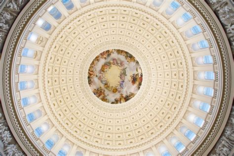 us capitol dome ceiling 4k HD Wallpaper