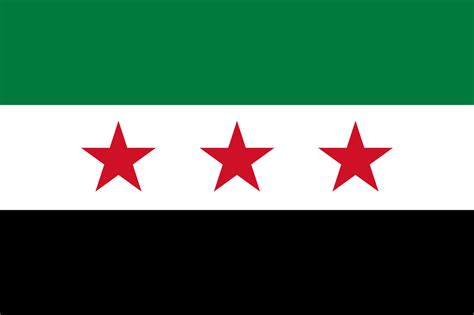 Fsa Free Syrian Army Flag Aka Pre 1958 Syria Flag Rvexillology