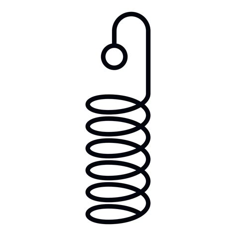 Spiral Coil Icon Outline Style 15181922 Vector Art At Vecteezy